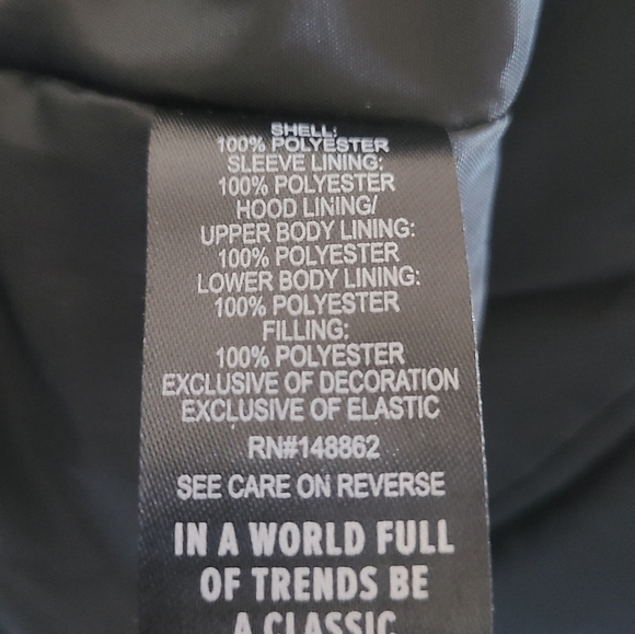 Torrid  Long Black Winter Parka With Faux Fur Hood Plus Size 18/20 - Picture 13 of 13